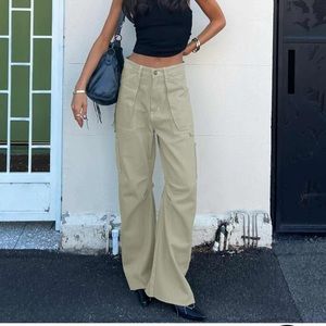 Lioness Miami vice pants in Light Khaki